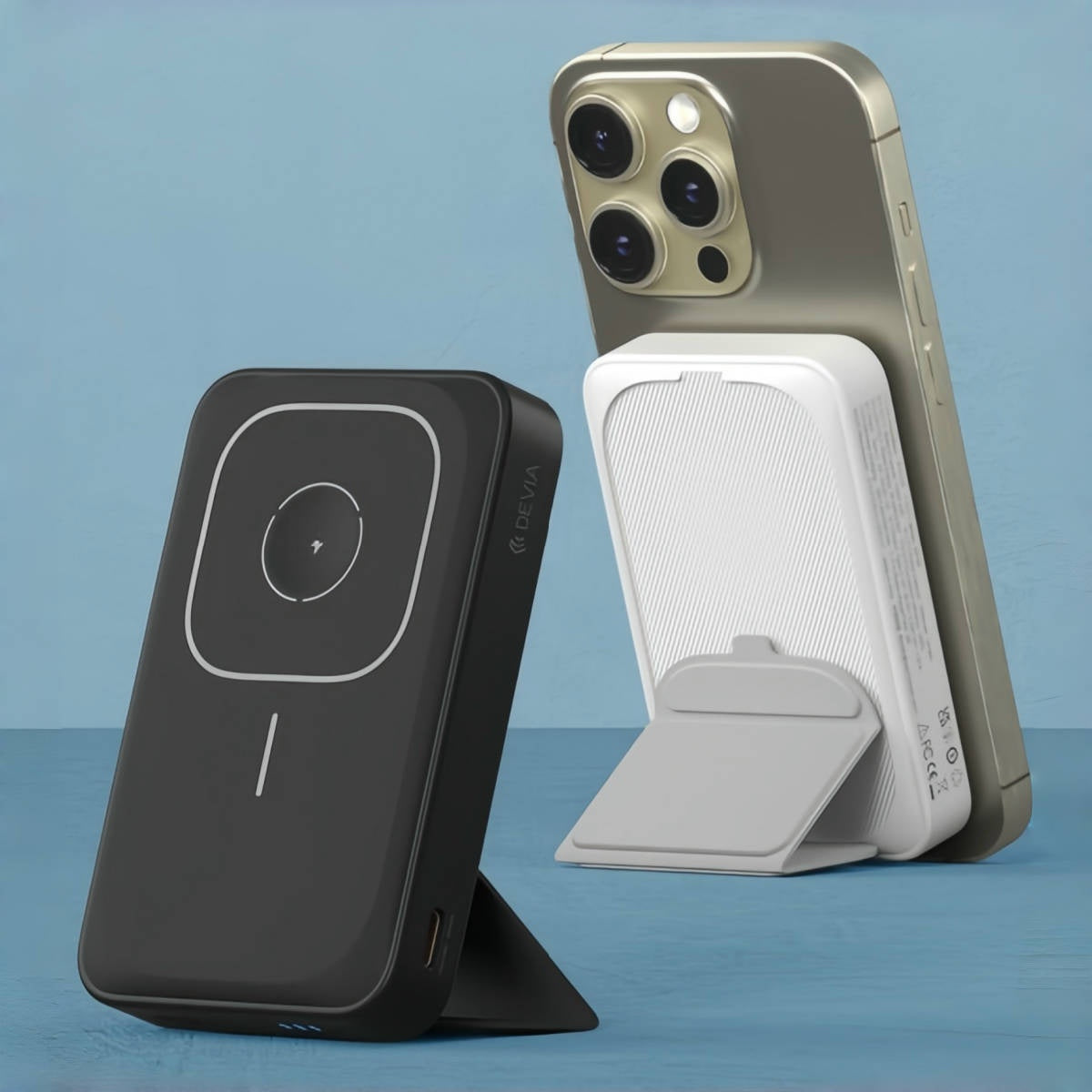 Power Bank Magnetico 10.000mAh con Supporto - Compatibile anche con Apple Watch - Ricarica Rapida 20W - 20M