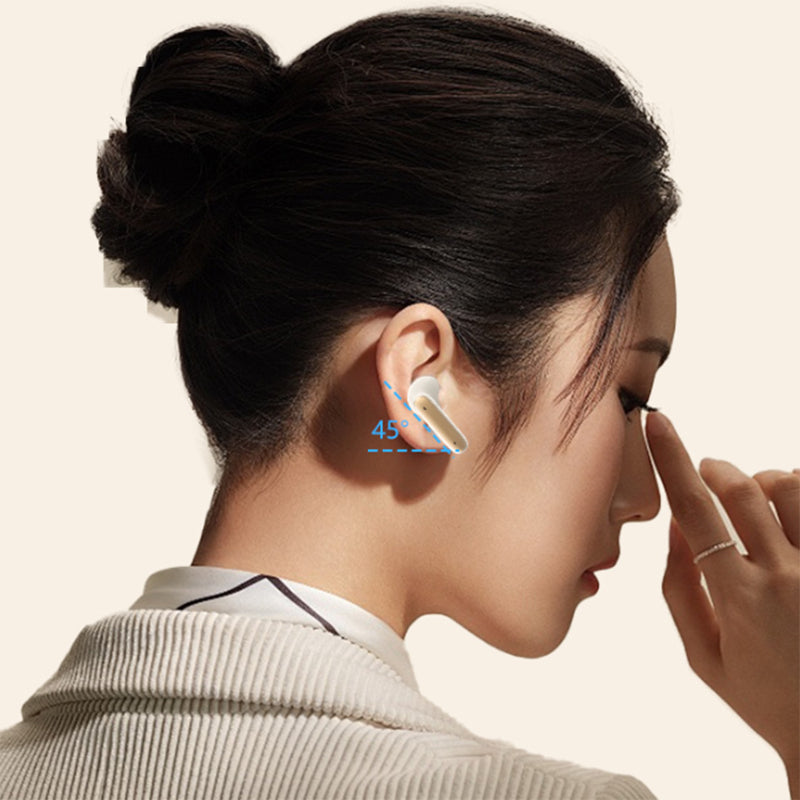 Auricolari Bluetooth con Cancellazione Ibrida del Rumore | Display LED | 6 Microfoni | ANC + ENC Anti-Vento - AB01