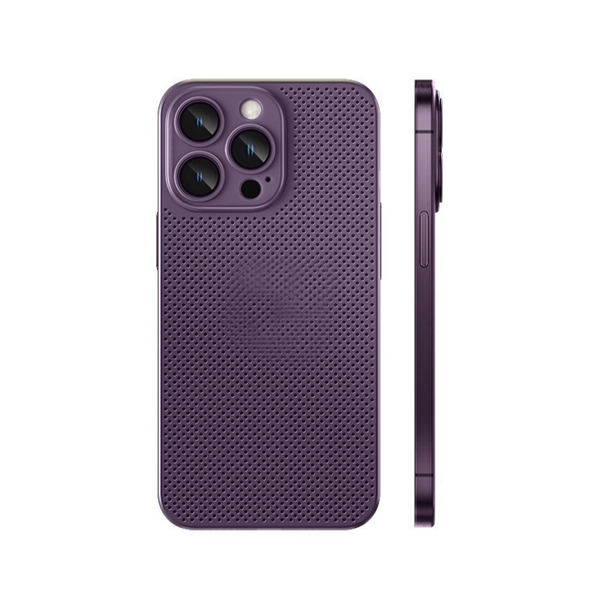 Cover per iPhone Ultra Leggera 10 g – Custodia Slim in PP Opaco, Sottile e Traspirante con Fori di Ventilazione – CS12