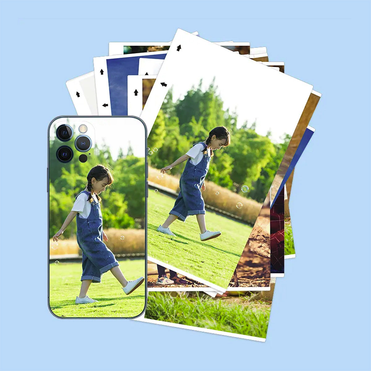 Pellicola Posteriore Stampabile + pellicola protettiva compatibile con tutti i modelli di smartphone - T689