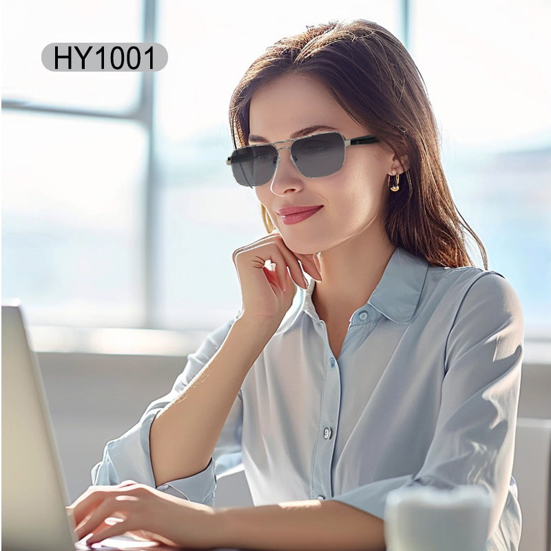 Occhiali da Sole Bluetooth Intelligenti – Audio Open-Ear, Microfono Integrato, Controllo Touch, Protezione UV, Design Unisex - HY1001/HY1002/HY1008
