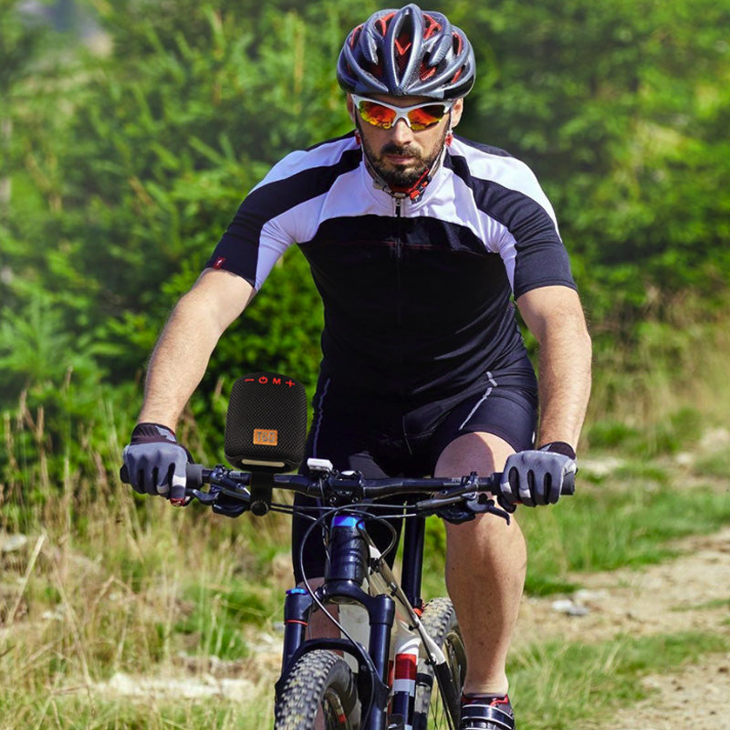 Altoparlante Bluetooth Portatile Impermeabile | Con Gancio, Radio FM, AUX, USB, TF – Ideale per Bici, Moto, Monopattino - SS-20