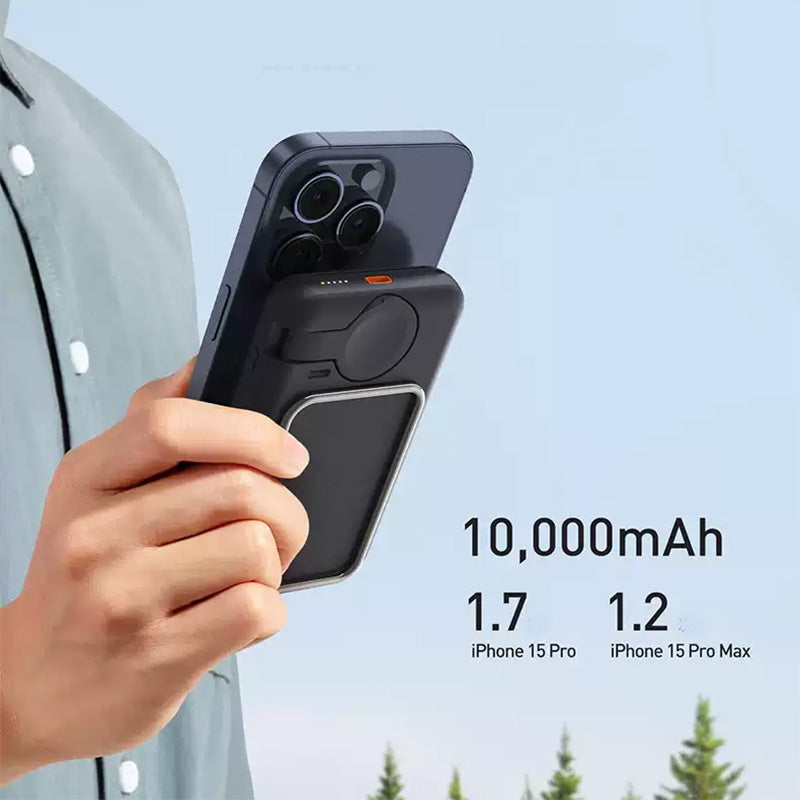 Power Bank Magnetico 10.000mAh con Supporto - Compatibile anche con Apple Watch - Ricarica Rapida 20W - 20M