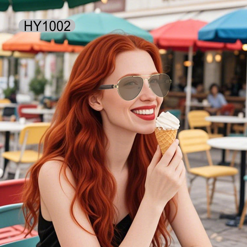 Occhiali da Sole Bluetooth Intelligenti – Audio Open-Ear, Microfono Integrato, Controllo Touch, Protezione UV, Design Unisex - HY1001/HY1002/HY1008