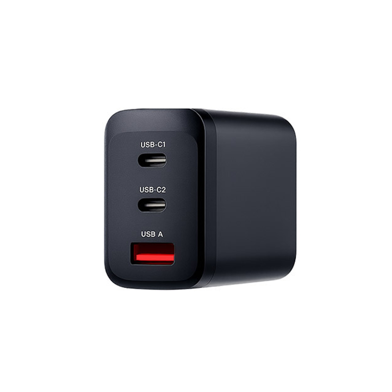 Caricatore Rapido 45W GaN PD 3.0 | 2 USB-C + 1 USB-A per Smartphone, Tablet e Notebook - ZCD-45W