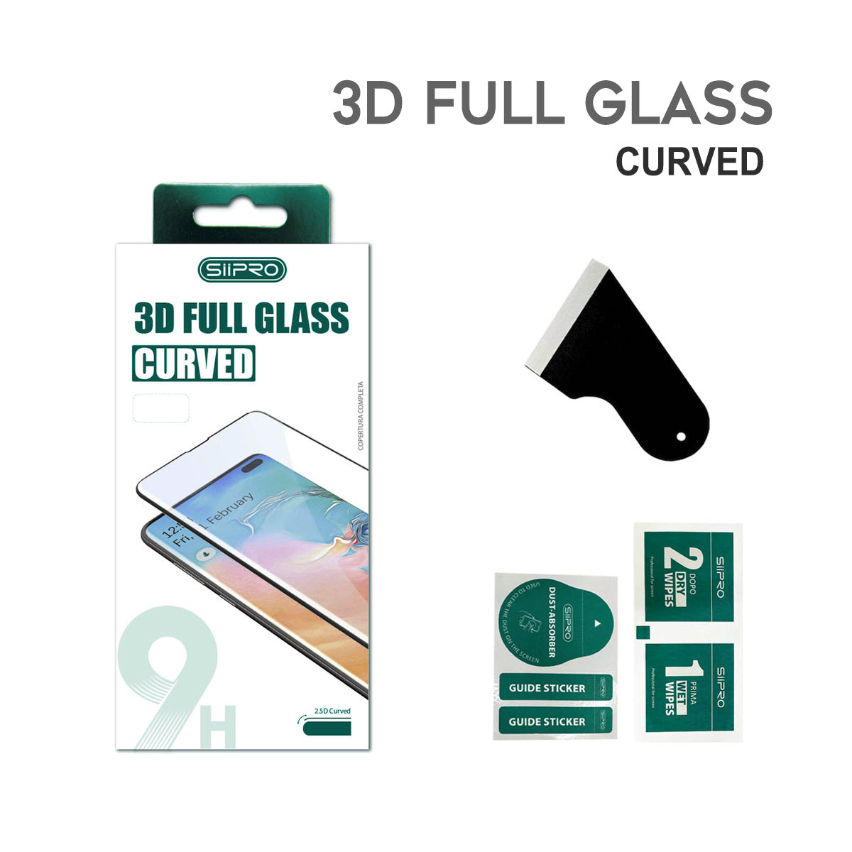 Pellicola in vetro temperato 3D Curved per Samsung