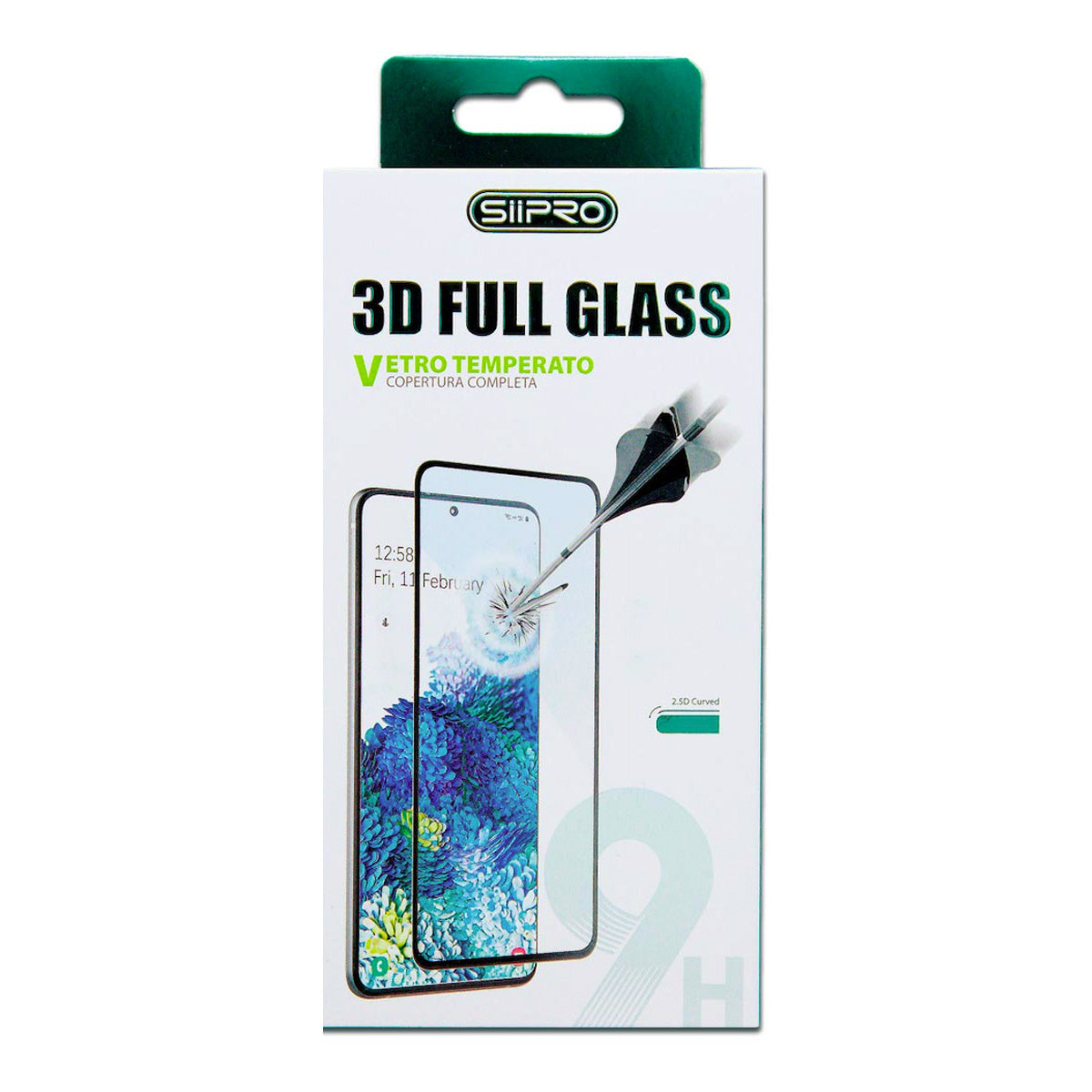 Pellicola in vetro temperato 3D per Samsung - Trasparente lucida