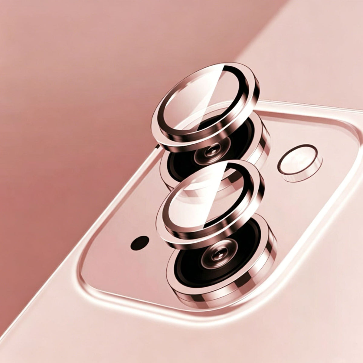 Cerchietti copri-lente effetto metallo per iPhone – Proteggi Obiettivo e Lenti, Design Singolo per Fotocamera - 1021