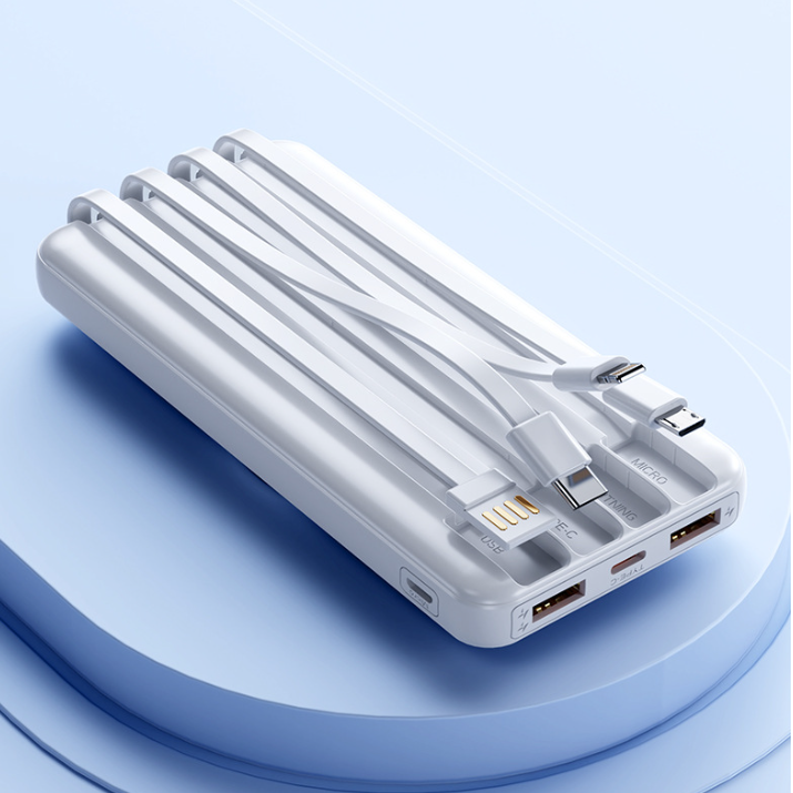 Power bank portatile MagSafe wireless magnetico con ricarica rapida, cavo integrato, capacità ultra grande da 20.000 mAh, comodo da trasportare - CW03