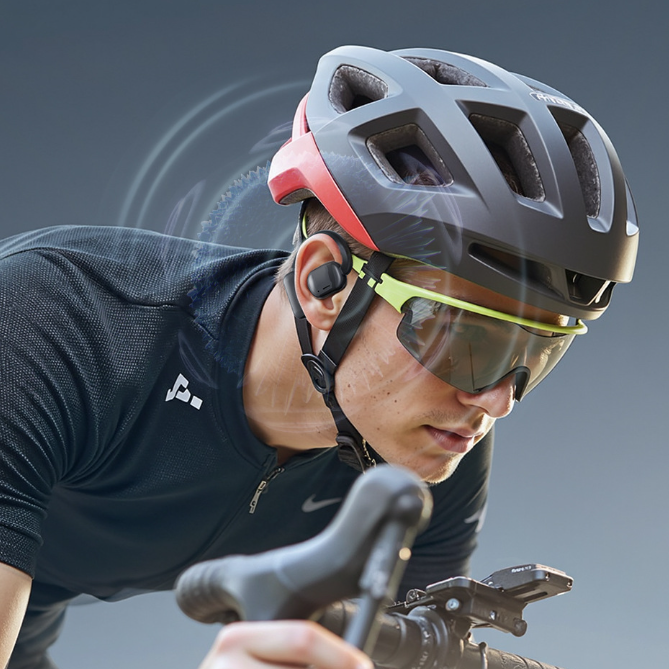 Auricolari AI G305 con Traduzione Intelligente | Bluetooth Sportivi a Clip, Schermo LED Smart & Design Ergonomico