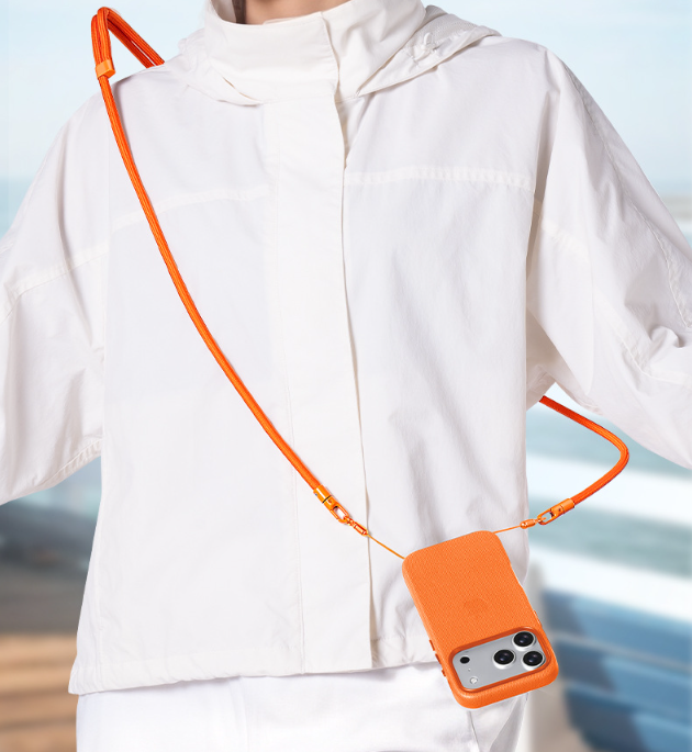 Cordino Universale Regolabile per Smartphone – Doppio Cordino Intrecciato con Moschettoni in Metallo e Piastra TPU - CD02