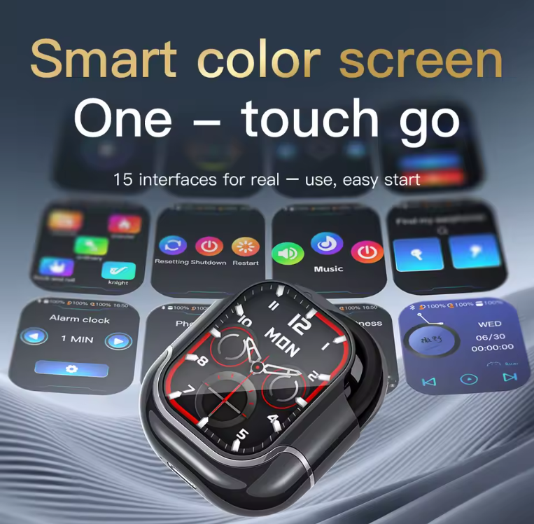 Auricolare a Clip con LED | Traduzione Istantanea Bluetooth Sport • Ultra-Leggero - V305