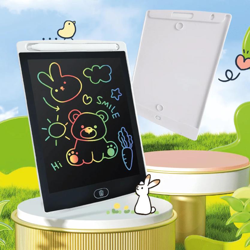 Tavoletta Digitale LCD 8.5"/10"/12"– Blocco Appunti Elettronico con Penna | Scrivi, Disegna e Cancella con un Click - LS-TA