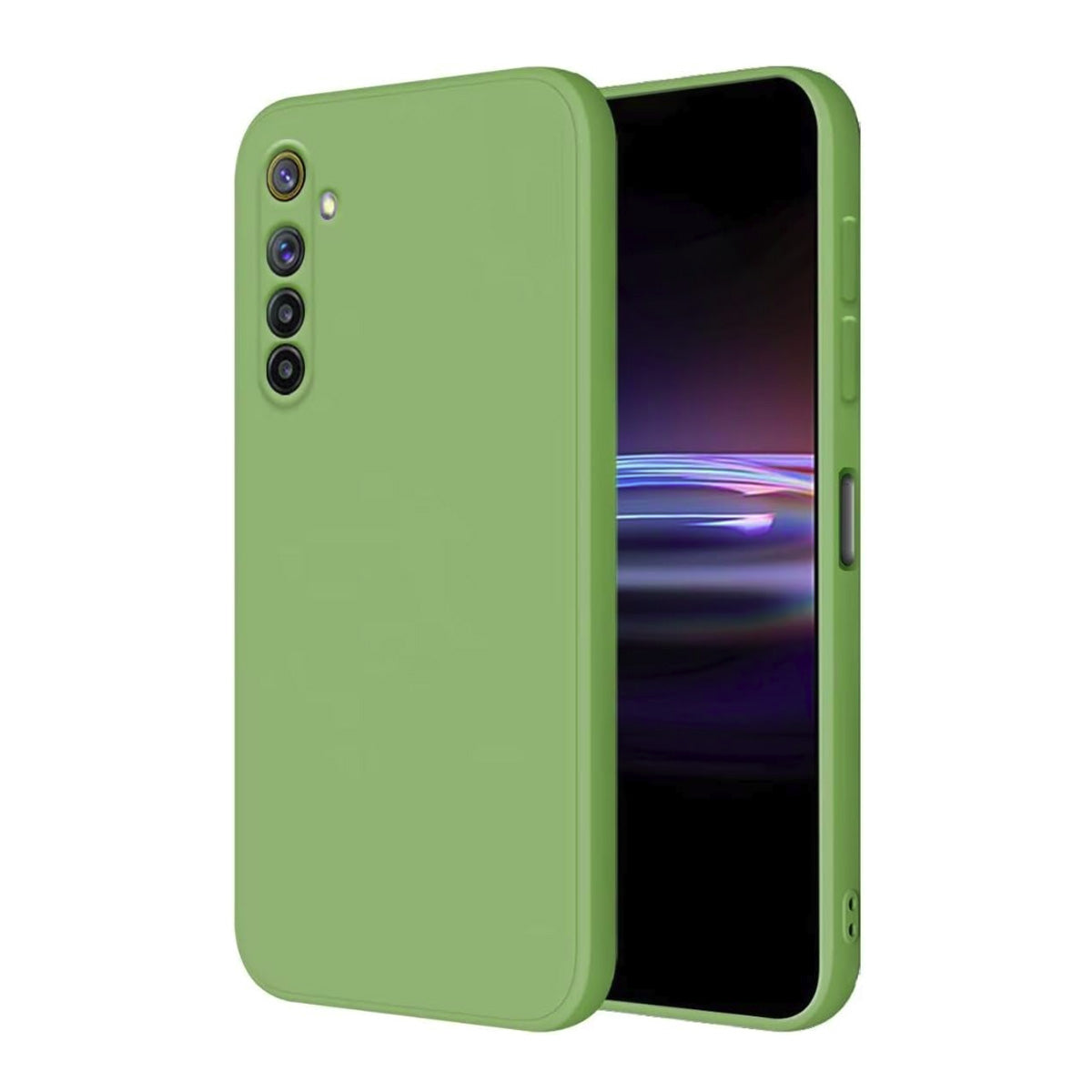 Cover per Realme in silicone con protezione per l'area fotocamera - 3001
