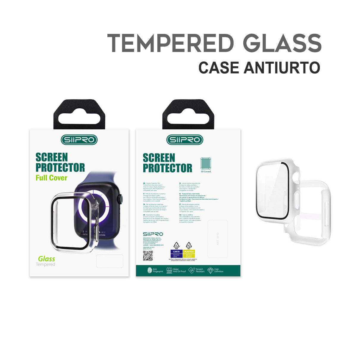 Cover con Bordi Trasparenti per iWatch