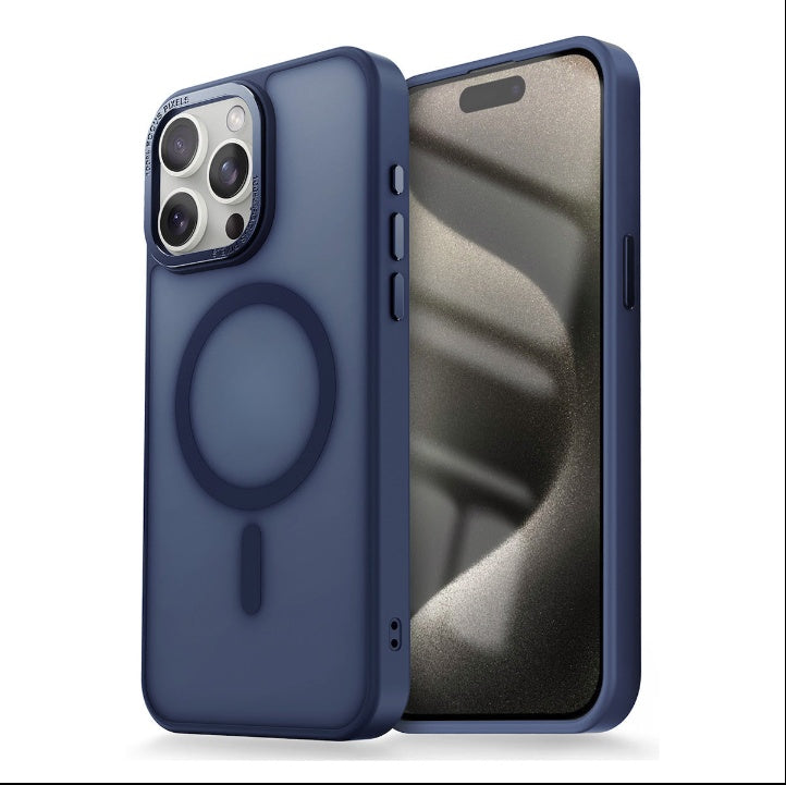 Cover trasparente effetto fumé per iPhone | Soft touch + Anti impronte | MagSafe compatibile - 6030