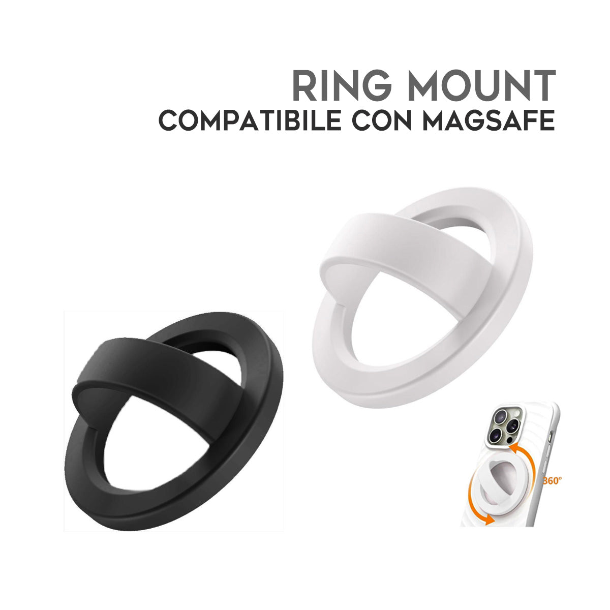 Supporto ad anello per cellulare, compatibile con MagSafe – 5001