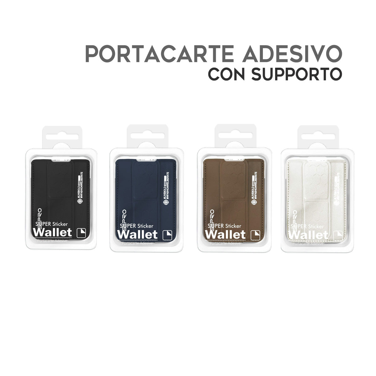 Portacarte adesivo con supporto – 5007