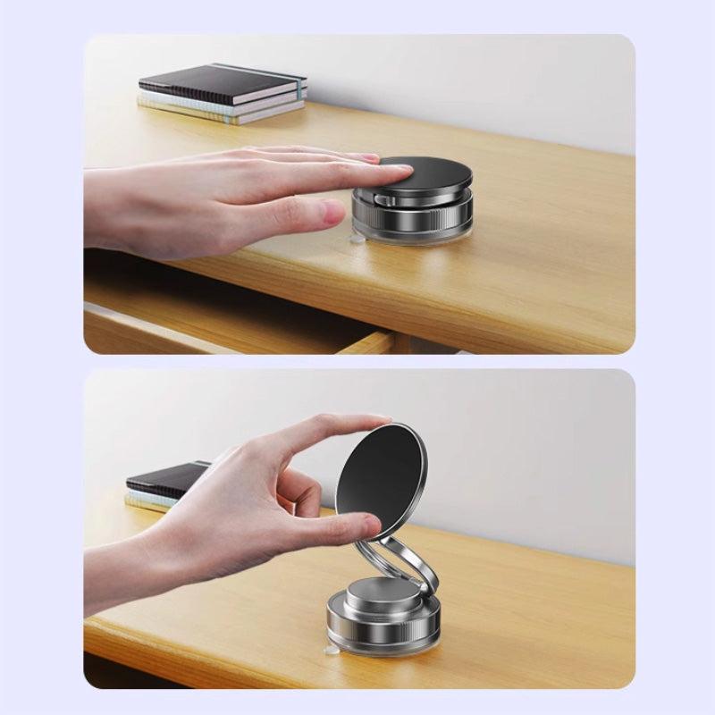 Supporto Magnetico Smartphone con Ventosa a Vuoto | 360° Rotazione | Super Stabile | Pieghevole e Salvaspazio | Perfetto per Auto, Tavolo, Muro, Vetro - SP03/SP04