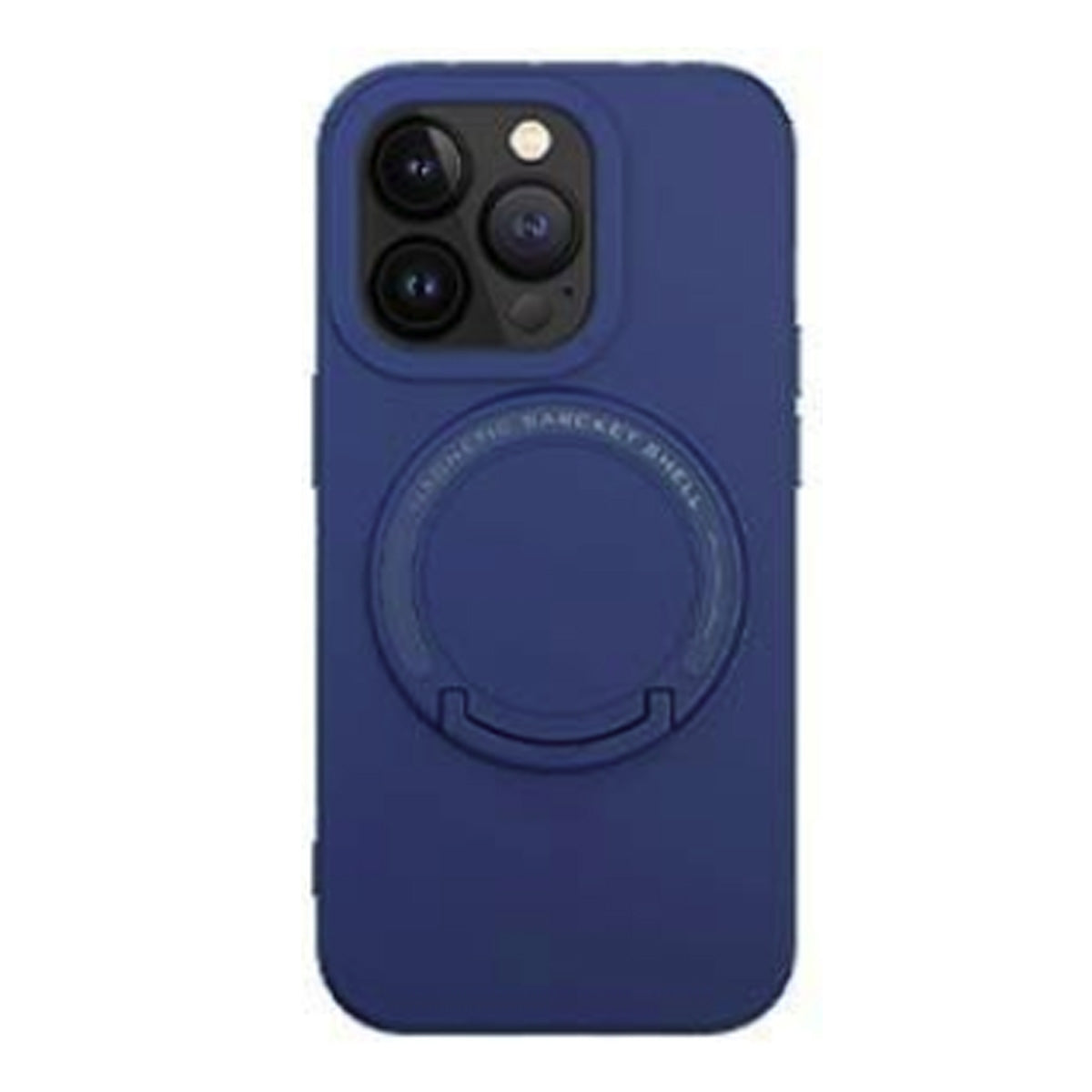 Cover in silicone per iPhone, dotata di supporto e compatibile con MagSafe - 7006