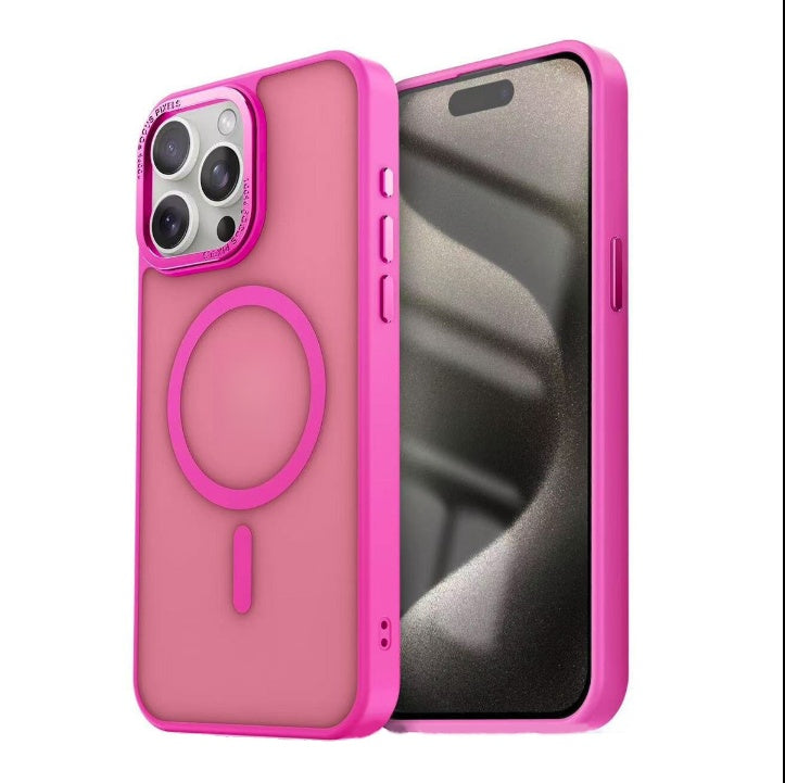 Cover trasparente effetto fumé per iPhone | Soft touch + Anti impronte | MagSafe compatibile - 6030