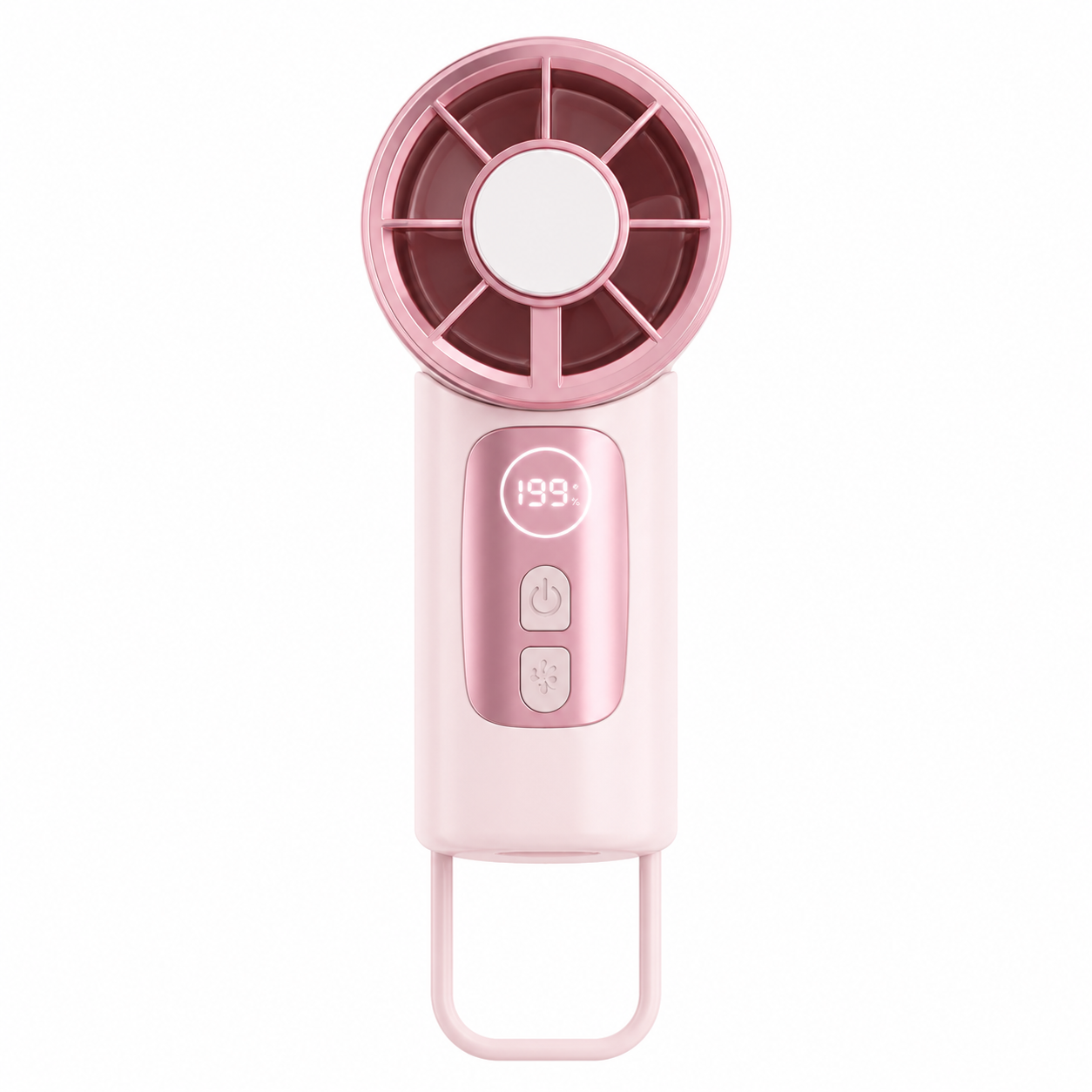 Ventilatore Mini Portatile con Raffreddamento a Semiconduttore | 199 Livelli di Velocità | Tecnologia TEC Effetto Ghiaccio | Motore da 11.000 giri/min | Display LED | Clip Regolabile | Ricarica USB | Ideale per Viaggi e Ufficio-Y51