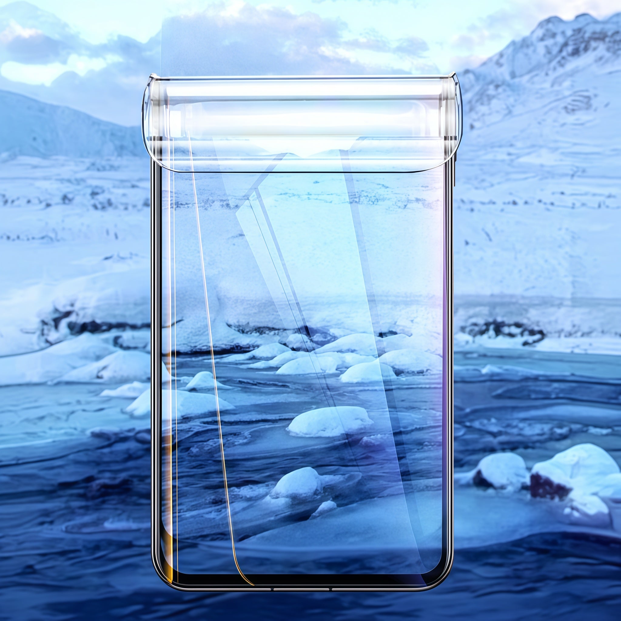 2 Pezzi Pellicola protettiva in idrogel morbida, tatto più confortevole, anti-urto e anti-impatto, autorigenerante