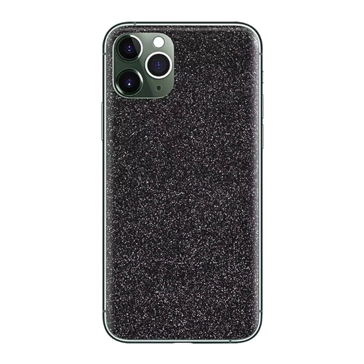 Pellicola posteriore Anti-Shock con Brillantini Neri compatibile con tutti i modelli di smartphone - L347