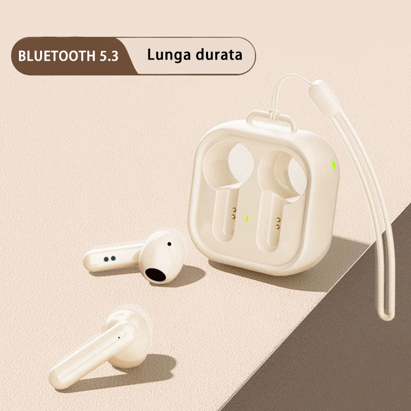 🎧 Auricolari Bluetooth 5.3 HiFi – Comodi, Eleganti e Super Convenienti | H19