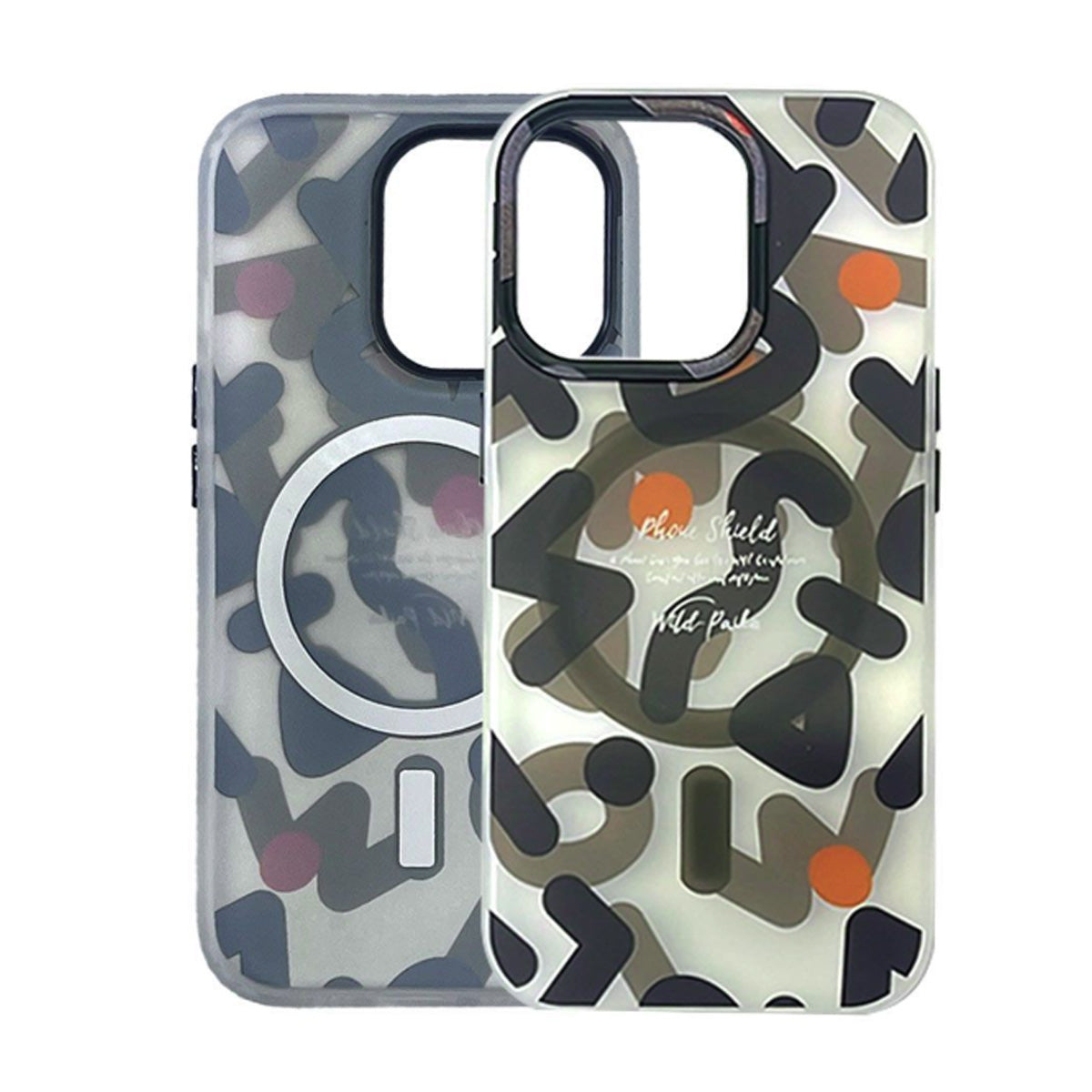 Cover per iPhone con stile mimetico, compatibile con MagSafe - 6042
