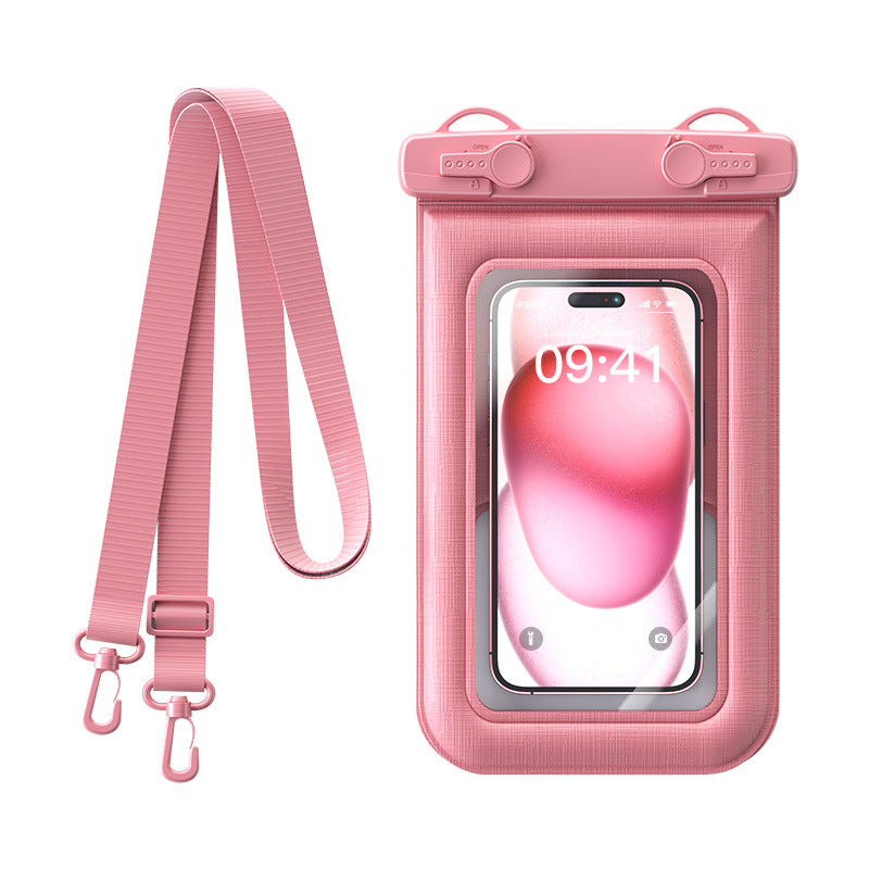 Custodia Galleggiante Impermeabile IPX8 per Smartphone con Chiusura Brevettata, Certificazione SGS, Touch Screen, Tracolla Regolabile e Colori Multipli – Compatibile fino a 7,2 Pollici-J010-2