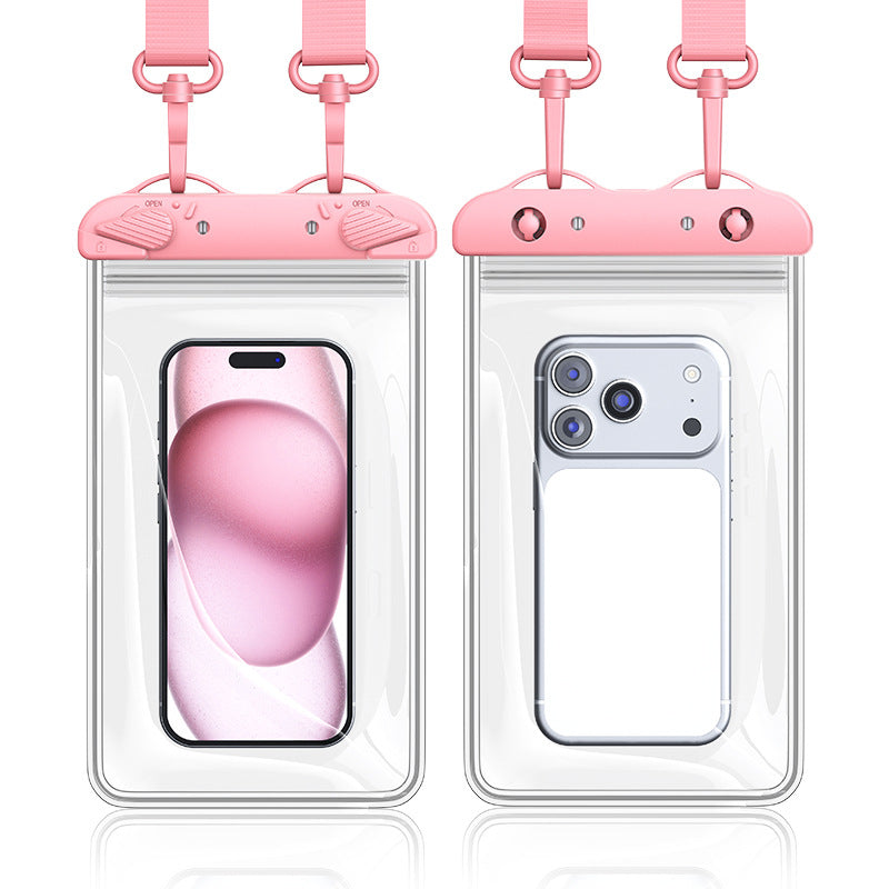 Custodia Impermeabile Universale per Smartphone fino a 8 Pollici con Tracolla Regolabile – Touch Sensibile, IPX8 fino a 30 Metri, Porta Cellulare Waterproof per Mare, Piscina, Spiaggia e Kayak-J011