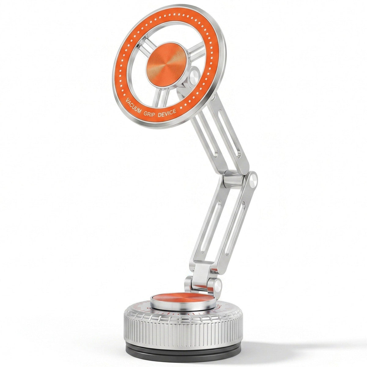 Supporto Magnetico a Ventosa in Metallo, Pieghevole e Regolabile, Rotazione a 360°, Multisuperficie per Auto, Casa e Ufficio, Ideale per Cruscotti e Superfici Lisce – X2-102