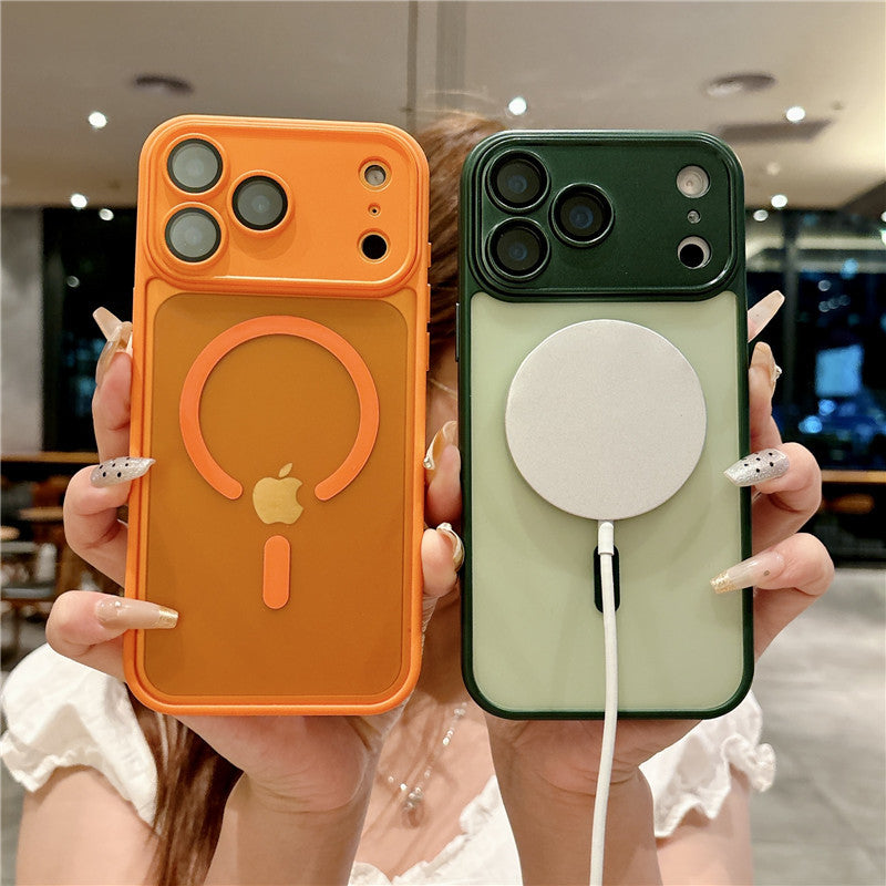 Cover per iPhone 17 | 17 Pro | 17 Pro Max | 17 Air con Protezione Fotocamera, Trasparente Effetto Fumé, Compatibile con MagSafe – 6048