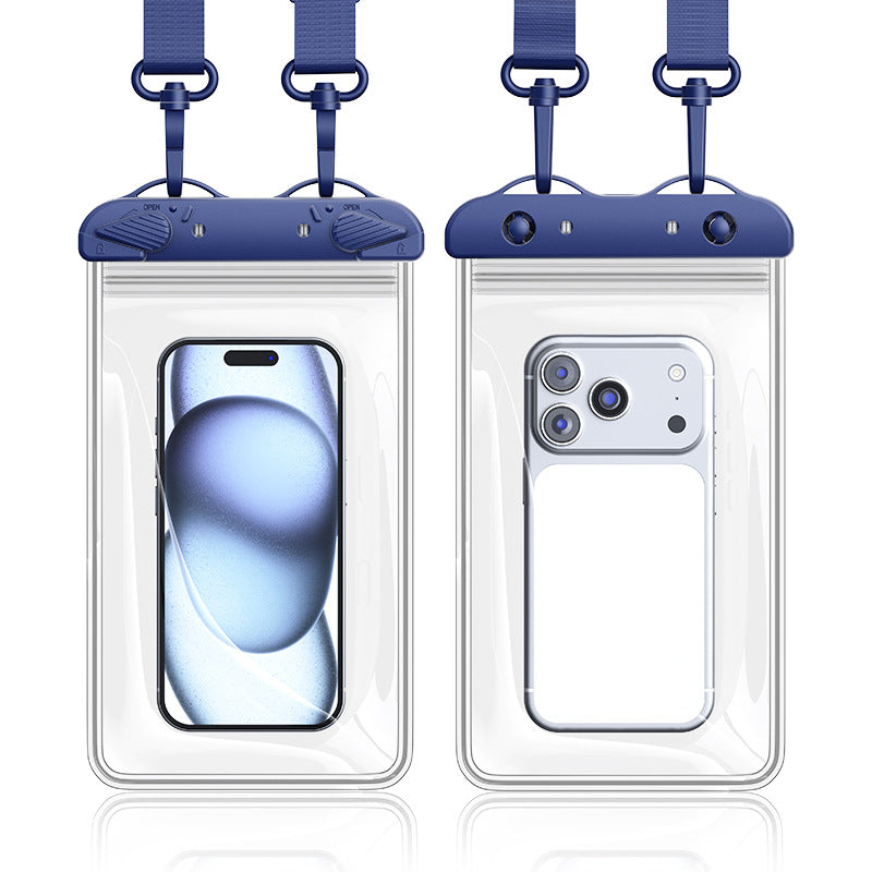 Custodia Impermeabile Universale per Smartphone fino a 8 Pollici con Tracolla Regolabile – Touch Sensibile, IPX8 fino a 30 Metri, Porta Cellulare Waterproof per Mare, Piscina, Spiaggia e Kayak-J011