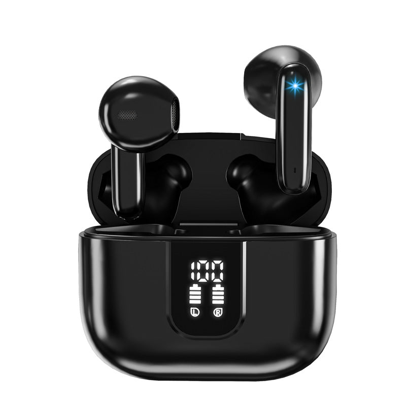 Auricolari Bluetooth con Cancellazione Ibrida del Rumore | Display LED | 6 Microfoni | ANC + ENC Anti-Vento - AB01