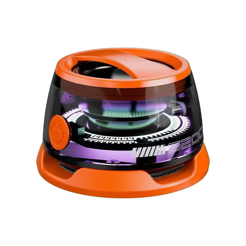 Mini Altoparlante Bluetooth 2 in 1 – 5W Potenza, Fino a 4h di Autonomia, Supporto Magnetico + Luci LED RGB + Stand per Smartphone | Wireless Portatile 500mAh | Mod. G200