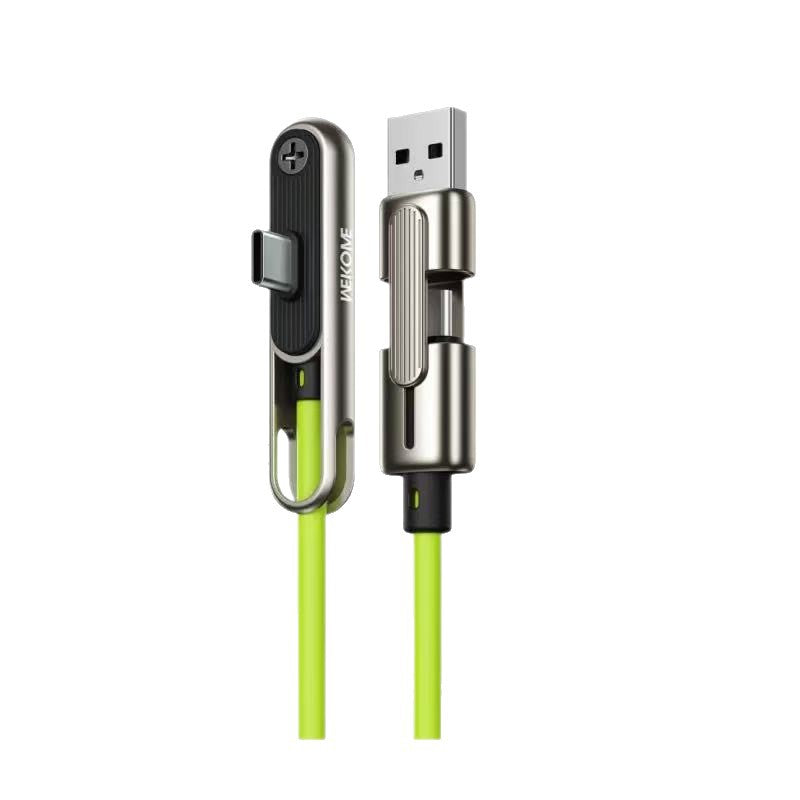 Cavo di ricarica rapida 240W 1.2M a doppia testa con supporto | USB + Type-C - WDC-81A