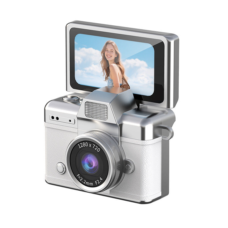 Mini Fotocamera Digitale portatile | Schermo Selfie Rotante 180° | Foto e Video HD 1280x720P | 32GB incluso- LK-027