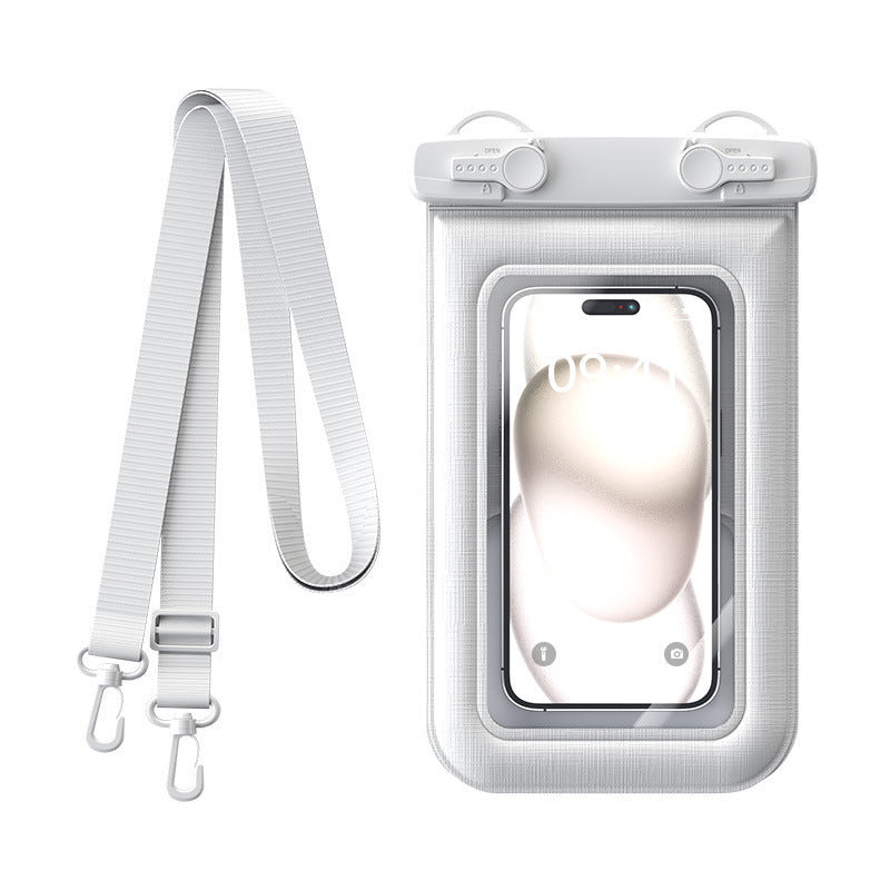 Custodia Galleggiante Impermeabile IPX8 per Smartphone con Chiusura Brevettata, Certificazione SGS, Touch Screen, Tracolla Regolabile e Colori Multipli – Compatibile fino a 7,2 Pollici-J010-2