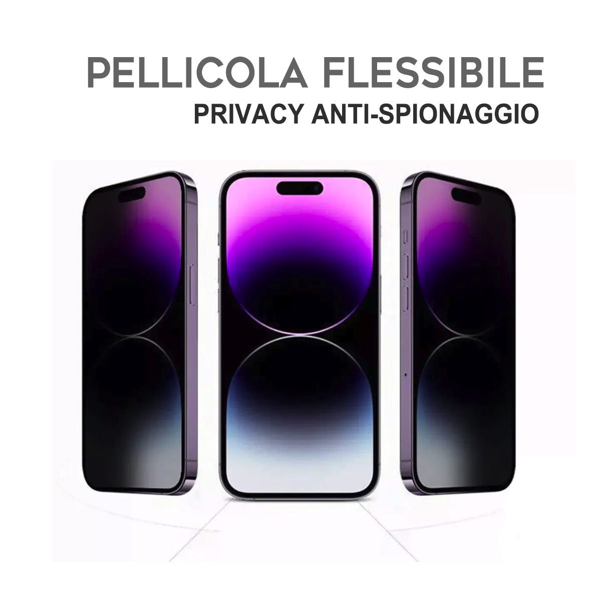 Proteggilo pellicola Hydrogel privacy opaca – finitura matte, effetto privacy a 30°, anti-urto - 93776
