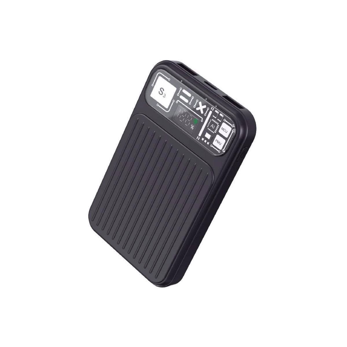 Power Bank 10.000 mAh – ricarica veloce 22.5W (5V/9V/12V) - Uscite USB-A e 2 Type-C – Display a led - Design elegante e tecnologico - SP-109