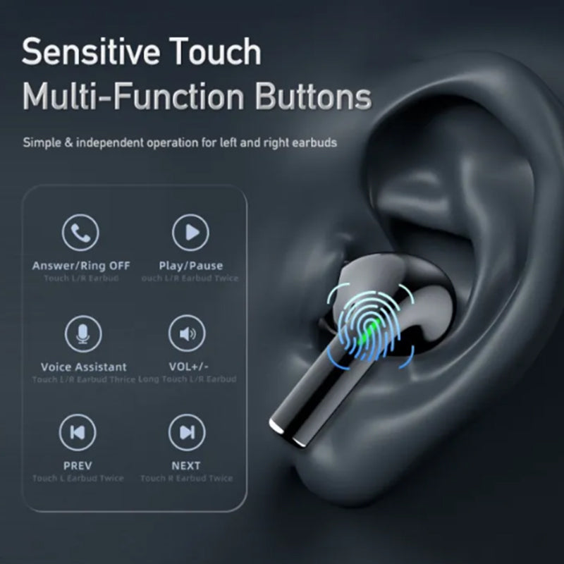 🎧 Awei T29 Pro – Auricolari Bluetooth 5.3 Gaming & Musica | Bassi Potenti, LED RGB, Ultra-Low Latency 65ms, Ricarica Rapida 10min=3h, Waterproof IPX5, Touch Control Smart