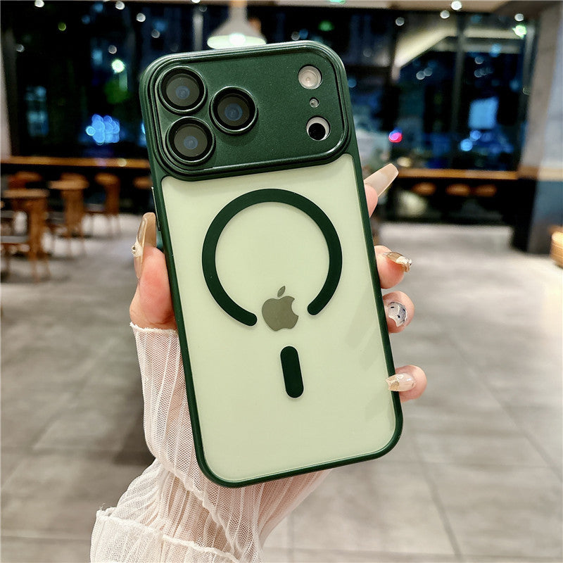 Cover per iPhone 17 | 17 Pro | 17 Pro Max | 17 Air con Protezione Fotocamera, Trasparente Effetto Fumé, Compatibile con MagSafe – 6048