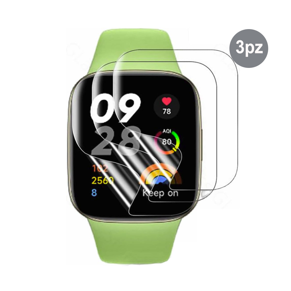 Pellicola flessibile rigenerante lucida per Watch (Pacco da 3pz)