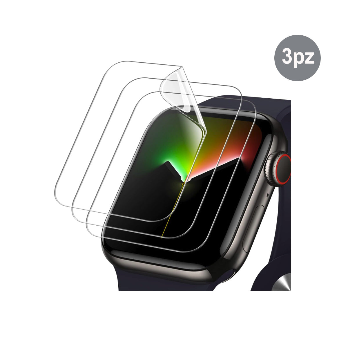 Pellicola flessibile rigenerante lucida per Watch (Pacco da 3pz)