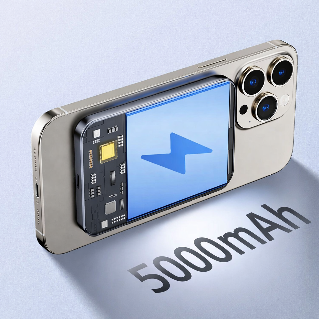 Power Bank Magnetico Wireless 5000mAh – Ricarica Ultra Sottile & Veloce 22.5W - S1095