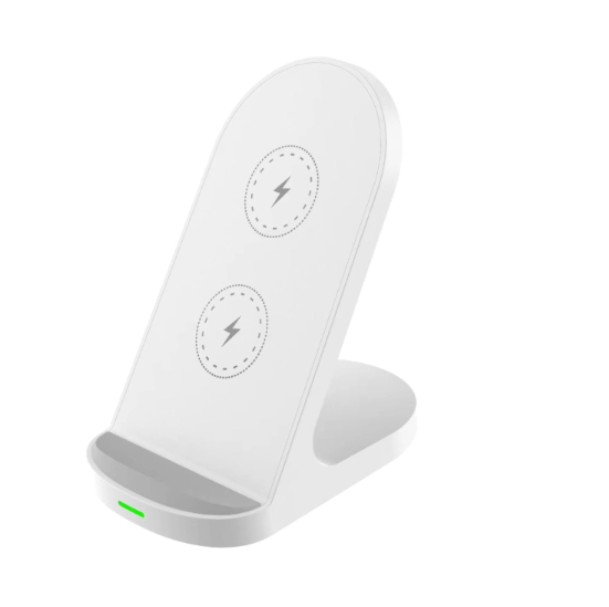 Caricabatterie Wireless da Tavolo 15W – Supporto Qi Rapido, Verticale & Orizzontale - WX525