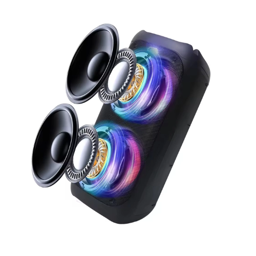 Cassa Bluetooth 10W con Luci RGB – Bassi Potenti e Suono Stereo - S-1082S
