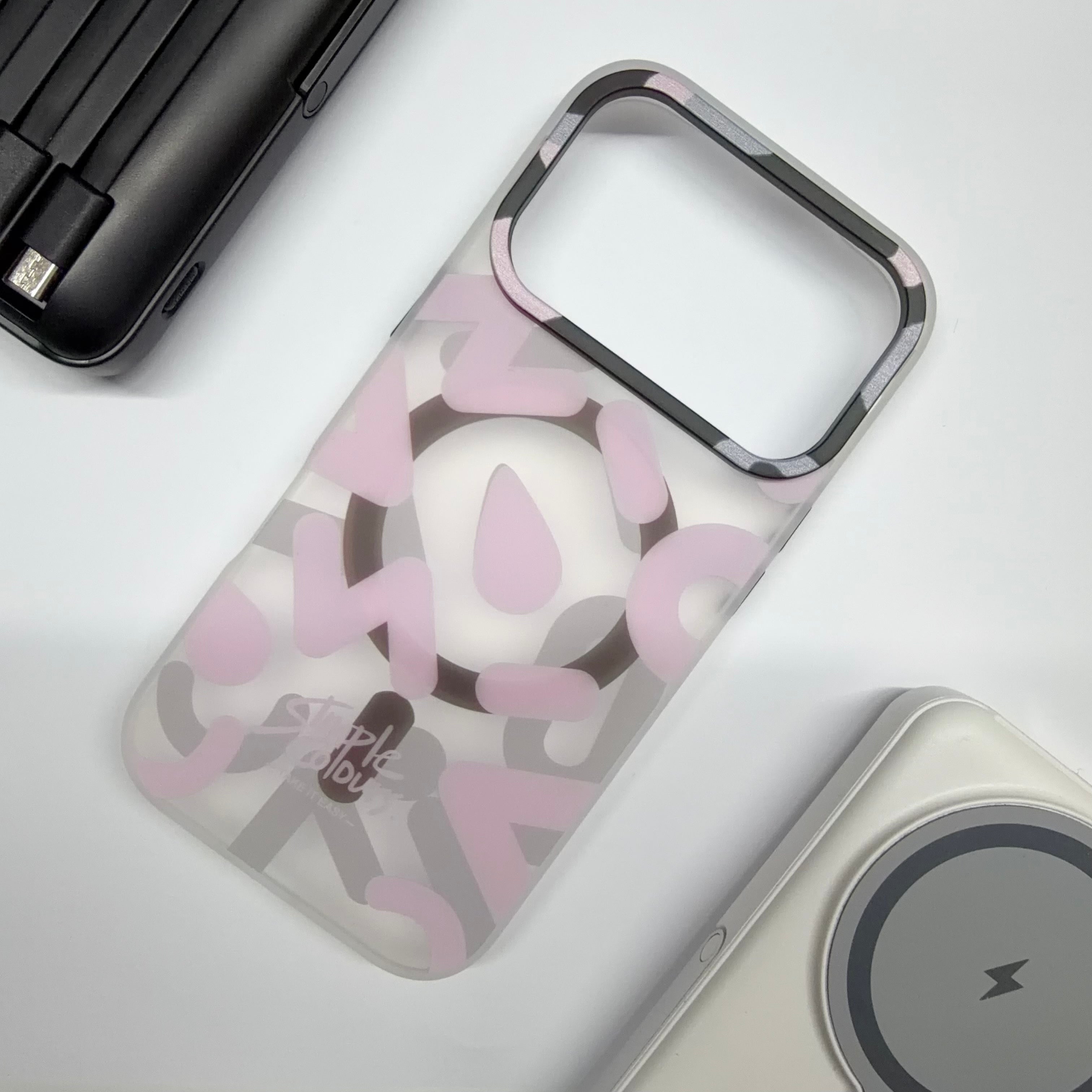 Cover per iPhone con stile mimetico, compatibile con MagSafe - 6042